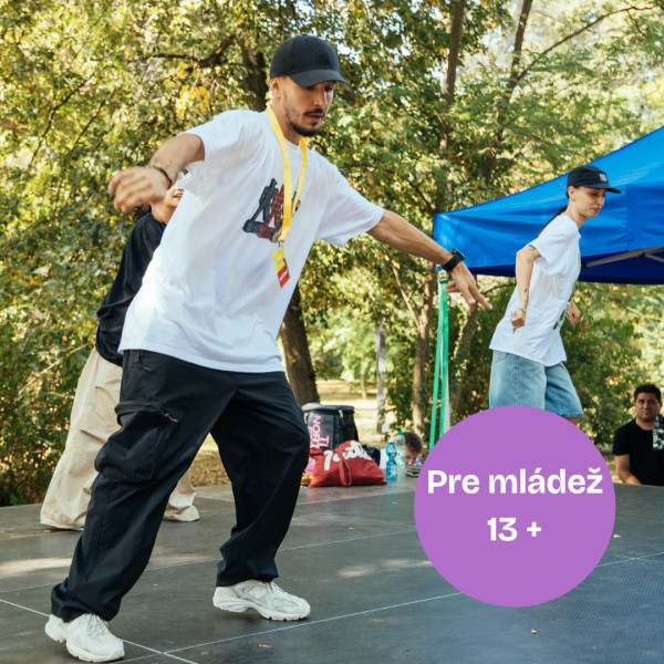 Škola tanca - tanečný workshop pre mládež 13 +